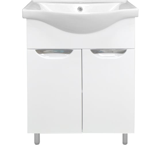 Комплект Loranto: Тумба Стиль-60 600х850х280, с раковиной Basic 60 7060 CS00070300 1