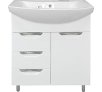 Комплект Loranto: Тумба Стиль-70/3 700х860х450, с раковиной Балтика 70 Сантек CS00068934