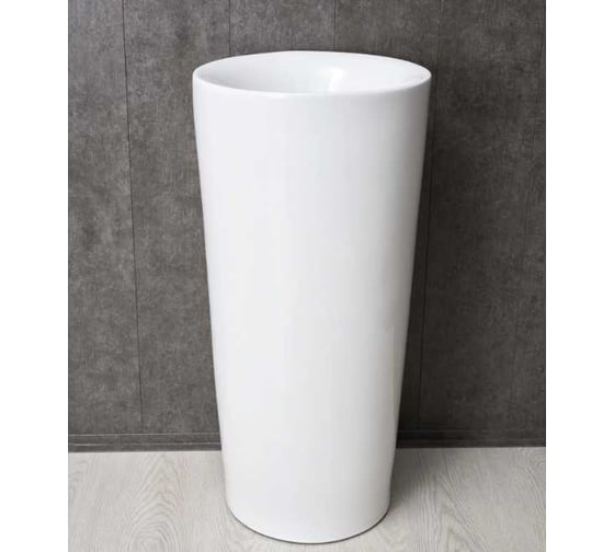 Раковина Gid Nb130w накладная белая 41x41x85 81118 1