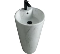 Раковина GID Nb131wgs напольная под камень глянцевая 40x40x84 81115