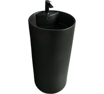 Раковина GID Nb135bg напольная черная графит 45x45x85 81109