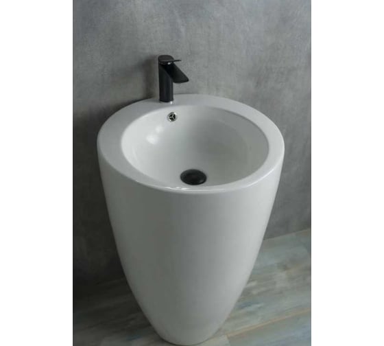 Раковина Gid Nb133 накладная белая 49x49x82 81106 1