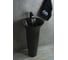 Раковина Gid Nb132bg накладная под черная графит 41x41x84 81114 1