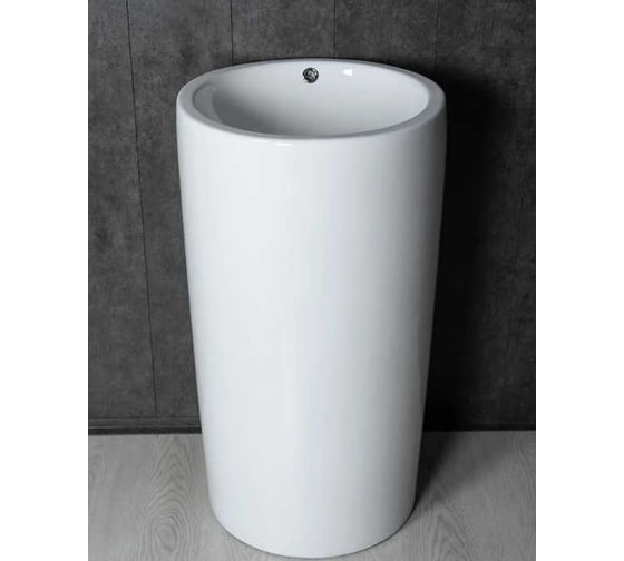 Раковина Gid Nb163 накладная белая 46x46x85 81107 1
