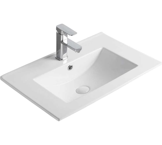 Раковина Gid NYJ803-50 встраиваемая сверху белая 51x40x17 71108 1