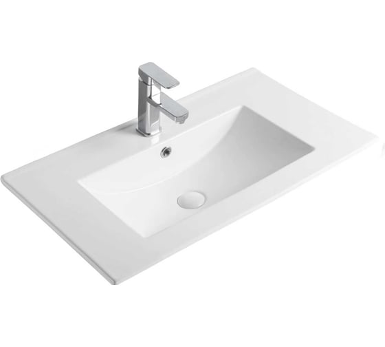 Раковина Gid NYJ803-60 встраиваемая сверху белая 61x40x17 71109 1