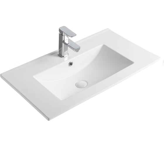 Раковина Gid NYJ803-60 встраиваемая сверху белая 61x40x17 71109 1