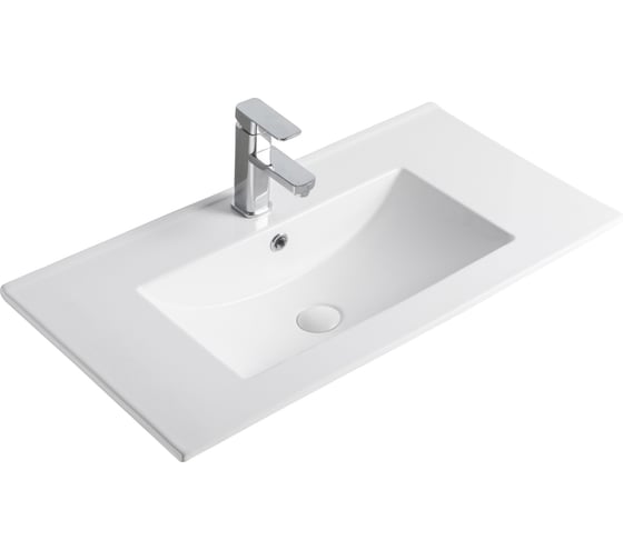 Раковина Gid NYJ803-70 встраиваемая сверху белая 71x40x17 71110 1