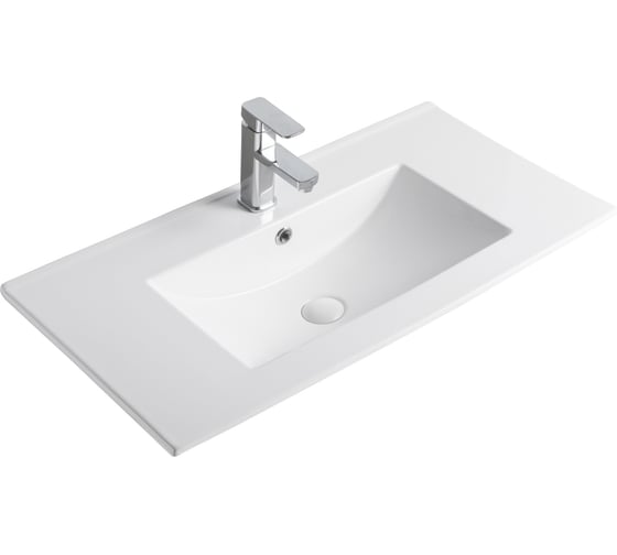 Раковина Gid NYJ803-80 встраиваемая сверху белая 81x40x17 71111 1