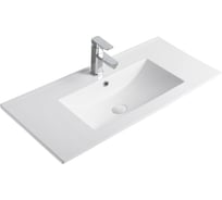 Раковина Gid NYJ803-90 встраиваемая сверху белая 91x40x17 71112