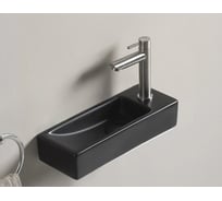 Раковина Gid Bm9271L подвесная черная матовая 38.0x14.5x8 62202L