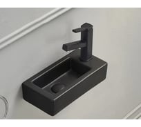 Раковина Gid Bm9272L подвесная черная матовая 36.5x18x9 62203L