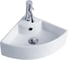 Раковина Gid N9067b подвесная белая 45x33x13 61101 1