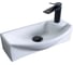 Раковина Gid 7946L подвесная белая 45.5x22x13 61120 1