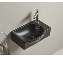 Раковина Gid Bm9276L подвесная черная матовая 40.5x28x14 62205L