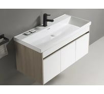 Раковина Gid 5510s встраиваемая сверху белая 101x46.5x15 71165