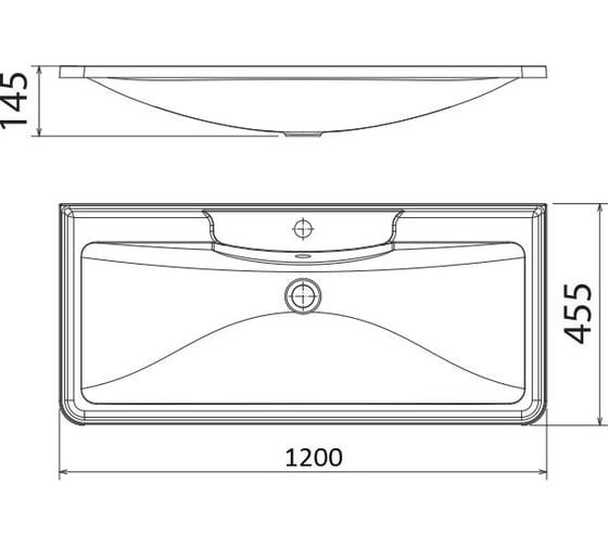 Раковина из литьевого мрамора BelBagno BB1200/455-LV-MR-ALR