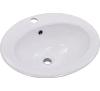 Раковина Gid 9413 встраиваемая сверху белая 56x49x19 71107