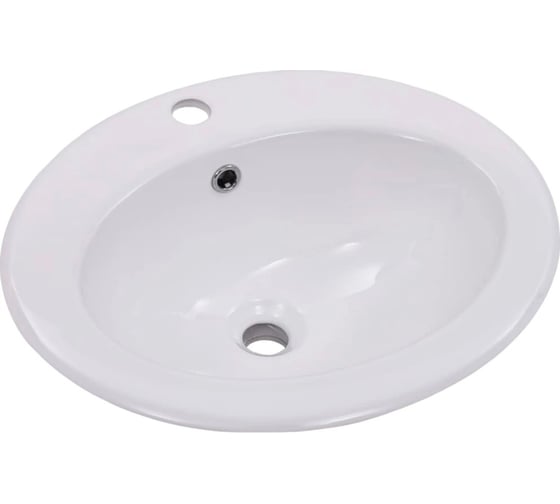 Раковина Gid 9413 встраиваемая сверху белая 56x49x19 71107 1