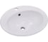 Раковина Gid 9413 встраиваемая сверху белая 56x49x19 71107 1