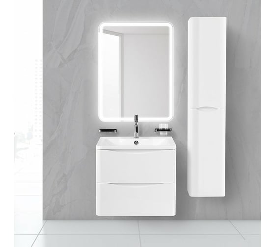 Раковина из литьевого мрамора BelBagno BB600/455-LV-MR-ALR