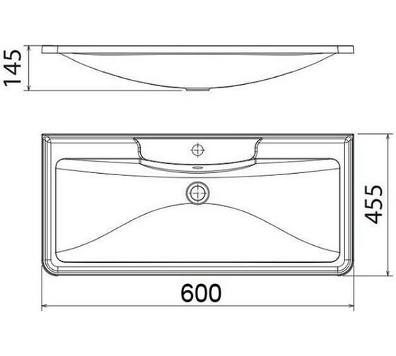 Раковина из литьевого мрамора BelBagno BB600/455-LV-MR-ALR