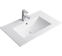 Раковина Gid 9070e встраиваемая сверху белая 71x46.5x17 71102