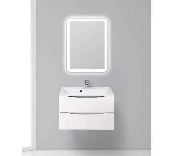 Раковина из литьевого мрамора BelBagno BB750/450-LV-MR-PR