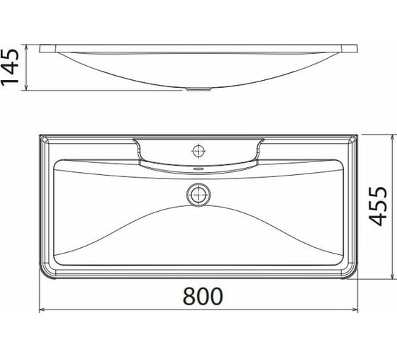Раковина из литьевого мрамора BelBagno BB800/455-LV-MR-ALR