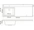 Раковина из литьевого мрамора BelBagno BB1200/480-LV-MR-L 2