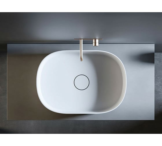 Накладная раковина RELAX DESIGN LINFA SLIM 60х42, luxolid, белый глянец LINFA SLIM LX01 luc