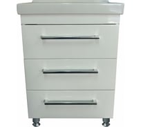Комплект Loranto тумба Модерн 60/3Н 600х850х435 напольная с раковиной Fest 60 CS00039377