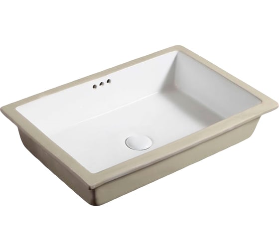 Раковина Gid Yj832 встаиваемая снизу белая, 50x40x18 71152 1