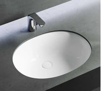 Раковина Gid Yj839 встаиваемая снизу, белая, 56x42x19 71154