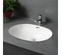 Раковина Gid Yj8004 встаиваемая снизу, белая, 55x39.5x19 71163