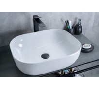 Раковина Gid D1302 накладная, белая, 50x40x14 51198