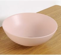 Раковина Gid 9081pkm накладная, розовая матовая, 36x36x14 53403