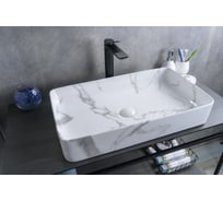 Раковина Gid Mnc396C накладная, под камень глянцевая, 60x34x11 54476