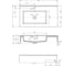 Раковина AQUATON Квадро Про 80 левая 1A734431QA01L 5