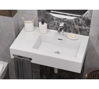 Раковина AQUATON Квадро Про 80 правая 1A734331QA01R