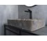 Раковина Gid Mnc396T накладная, под камень глянцевая, 60x34x11 54475 4