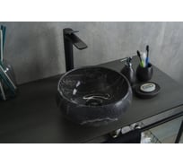 Раковина Gid Mnc480 накладная, под камень глянцевая, 32x32x15.5 54432