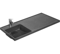 Раковина AQUATON Лондри 1050 графит левая 1A72833KLH21L