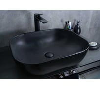 Раковина Gid Bm1302 накладная, черная матовая, 50x40x14 53348