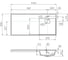 Раковина AQUATON Лондри 1050 графит правая 1A72223KLH21R 6
