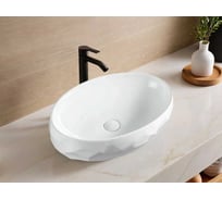 Раковина Gid 9030wx накладная, белая, 60x40x15 51241