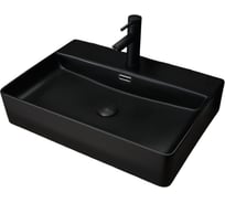 Раковина Gid Bm9256 накладная, черная матовая, 60x42x14 53375