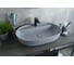 Раковина Gid Gm1346 накладная, серая матовая, 61x41x14 53341 2