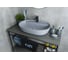 Раковина Gid Gm1346 накладная, серая матовая, 61x41x14 53341 6