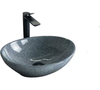 Раковина Gid Mnc331 накладная, под камень глянцевая, 41x34x15 54430